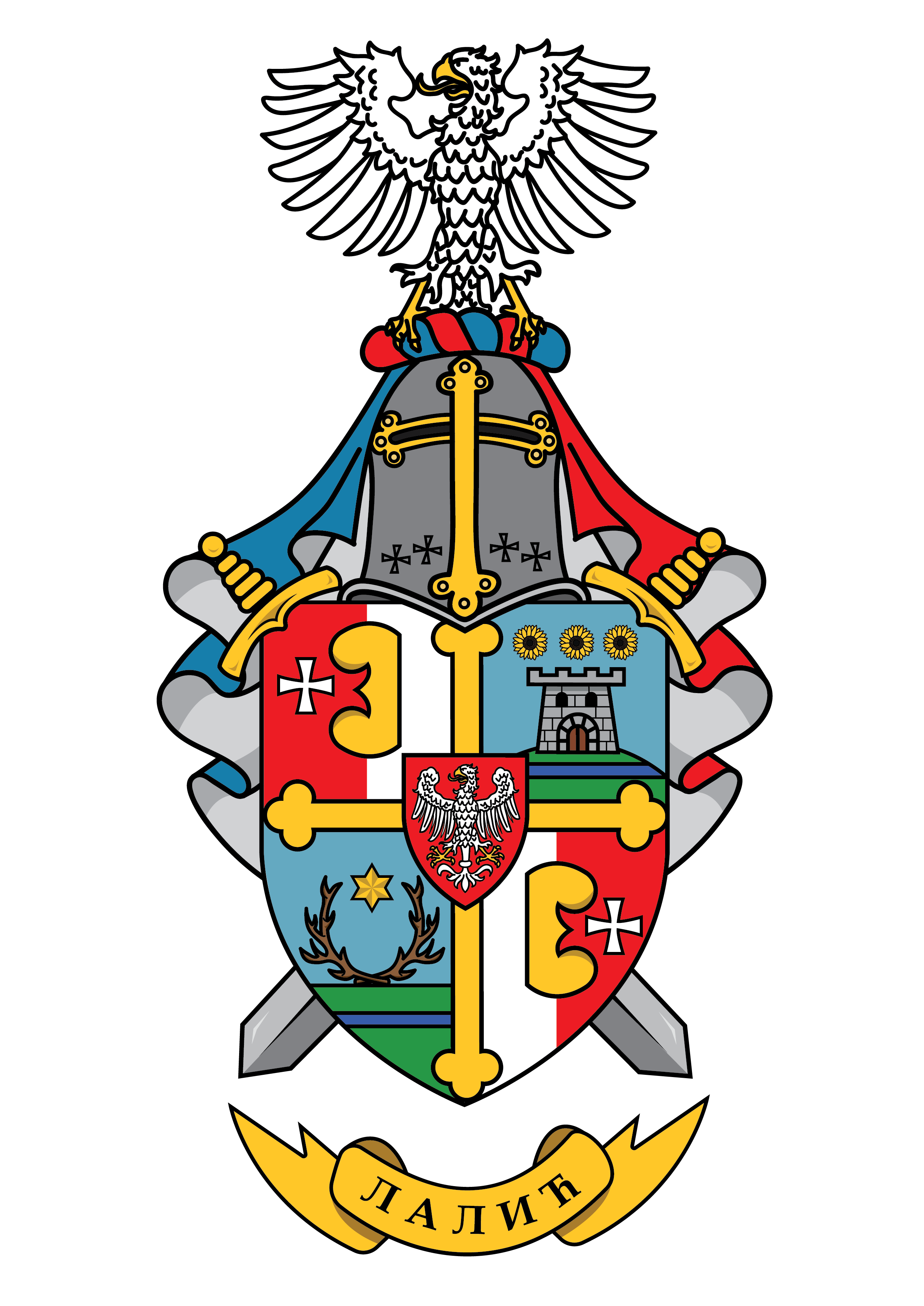 Lalić veliki grb ĆIRILICA png